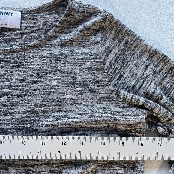 Lot Of 2 Gap Old Navy Youth Girls 14-16 Long Sleeves Top T-shirt Sequined Bows - Picture 12 of 13